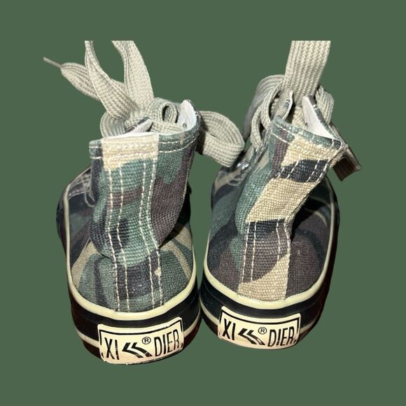 Baby Canvas XI Dier Camo High Tops Size 5 - Picture 7 of 8
